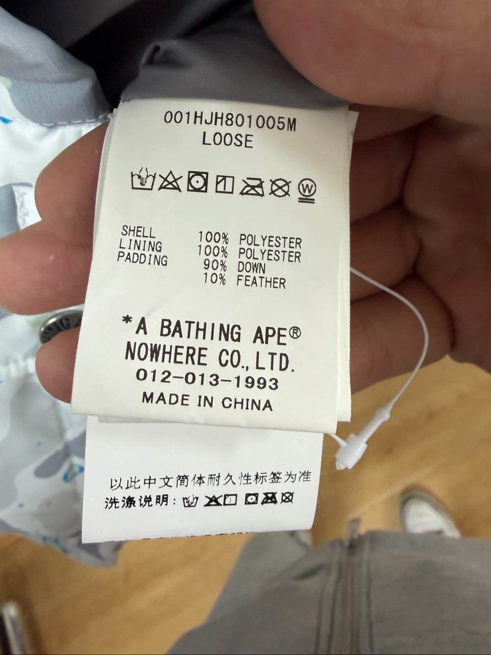 Bape A Bathing Ape Camo Down Jacket Size L Size US L / EU 52-54 / 3 - 4 Thumbnail
