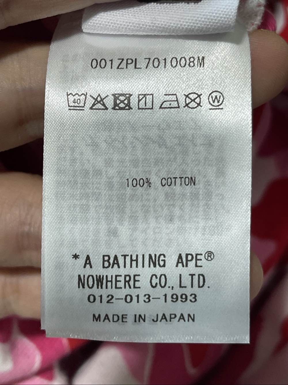 Bape A Bathing Ape Pink ABC Camo Shark Hoodie Size M Size US M / EU 48-50 / 2 - 7 Thumbnail