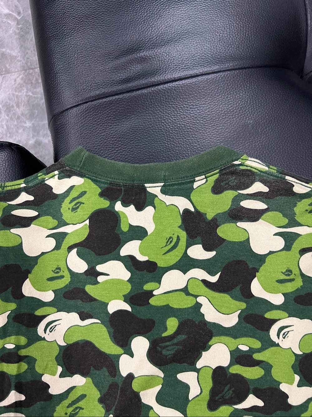 Bape A Bathing Ape Green Camo T-Shirt Size M Size US M / EU 48-50 / 2 - 12 Thumbnail