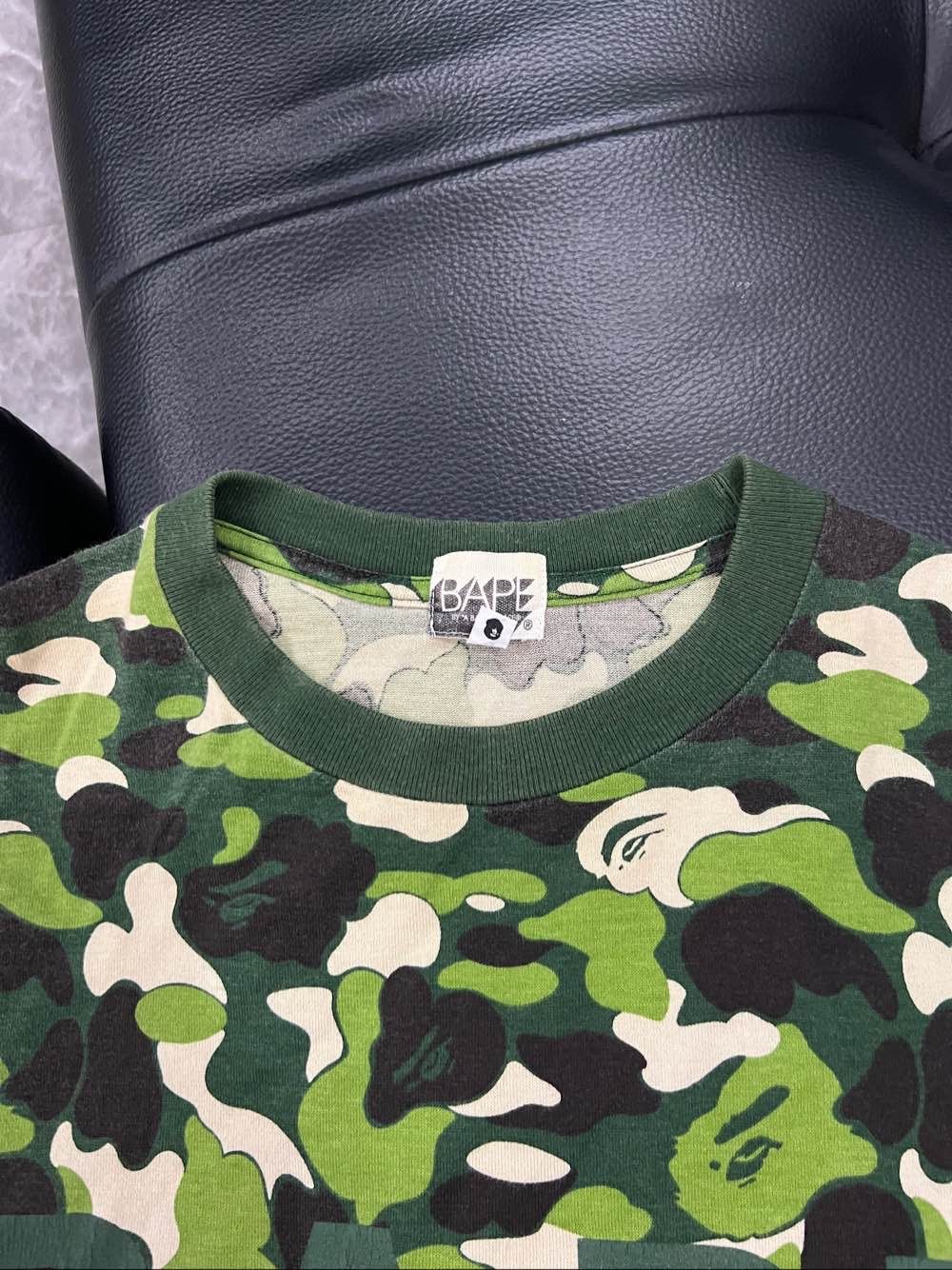 Bape A Bathing Ape Green Camo T-Shirt Size M Size US M / EU 48-50 / 2 - 10 Thumbnail