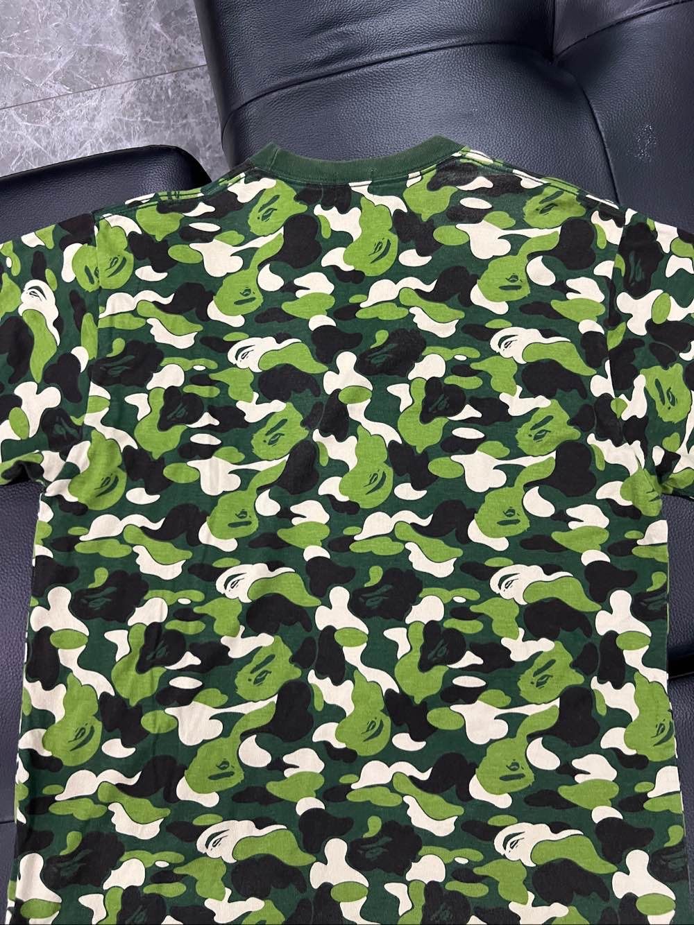 Bape A Bathing Ape Green Camo T-Shirt Size M Size US M / EU 48-50 / 2 - 8 Thumbnail