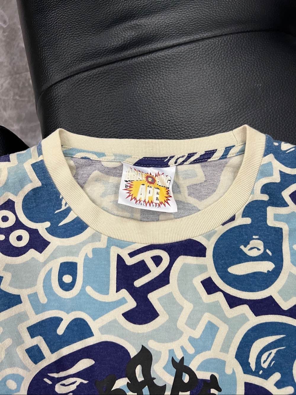 Bape A BATHING APE Camo Graphic T-Shirt Size M Size US M / EU 48-50 / 2 - 10 Thumbnail
