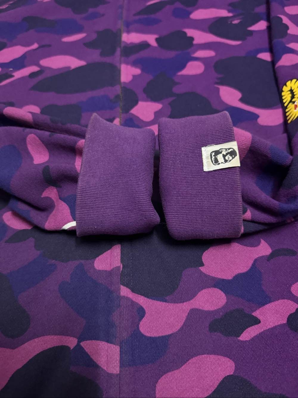 Bape A Bathing Ape Purple Camo Shark Hoodie Size XL Size US XL / EU 56 / 4 - 8 Thumbnail