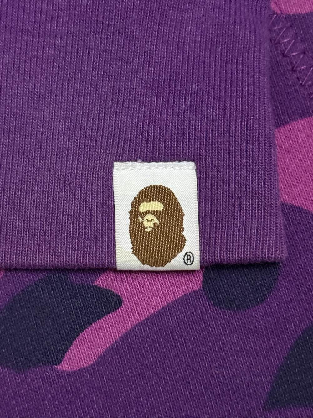 Bape A Bathing Ape Purple Camo Shark Hoodie Size XL Size US XL / EU 56 / 4 - 10 Thumbnail