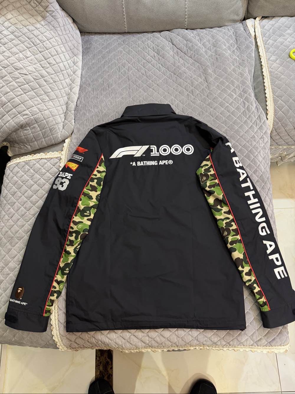 Bape A Bathing Ape x Formula 1 Camo Sleeve Jacket US L Size US L / EU 52-54 / 3 - 2 Thumbnail