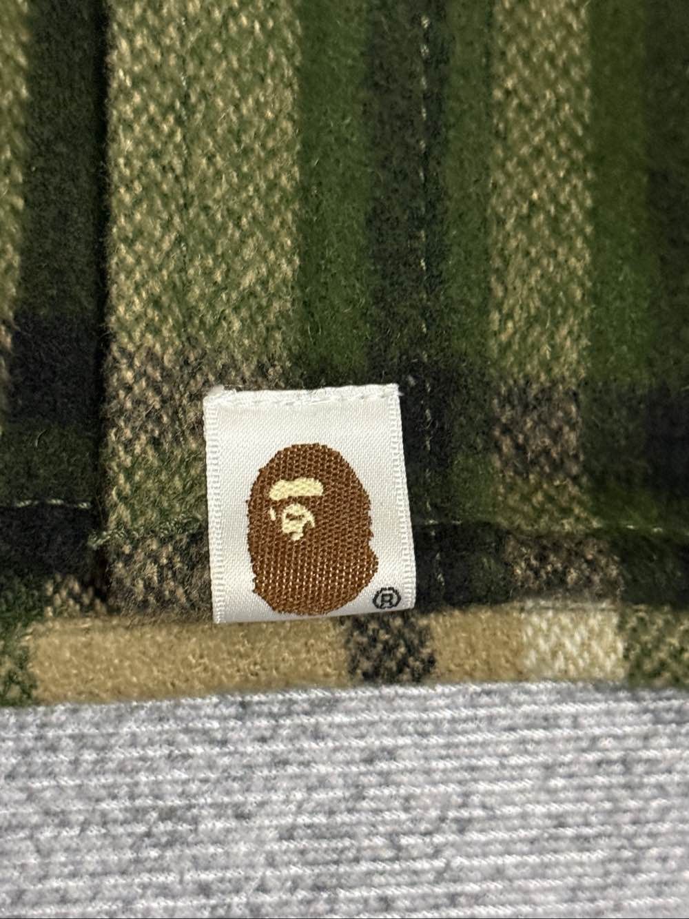 Bape A Bathing Ape Green Plaid Button Up Shirt Size L Size US L / EU 52-54 / 3 - 8 Thumbnail