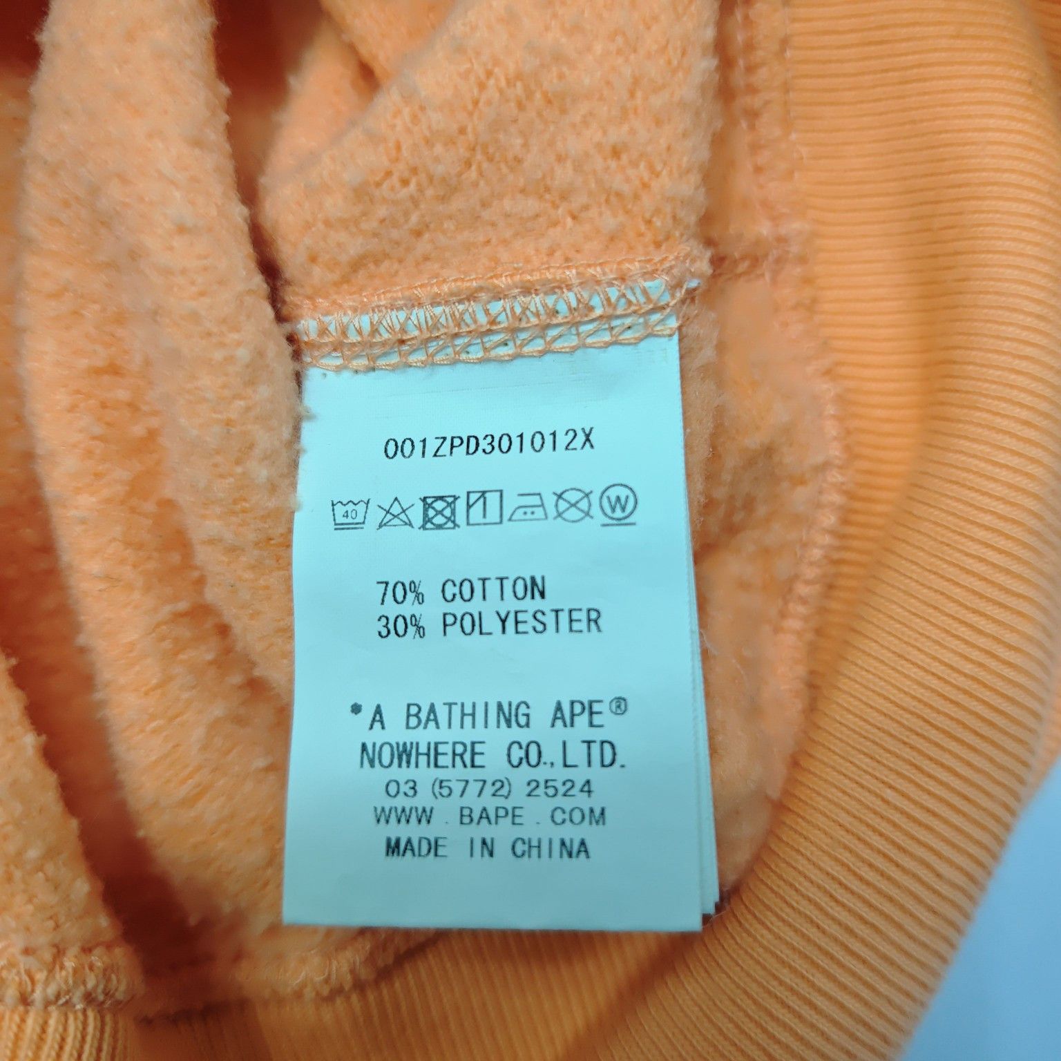 Bape A BATHING APE Shark Full Zip Hoodie Orange Size XL Size US XL / EU 56 / 4 - 4 Thumbnail