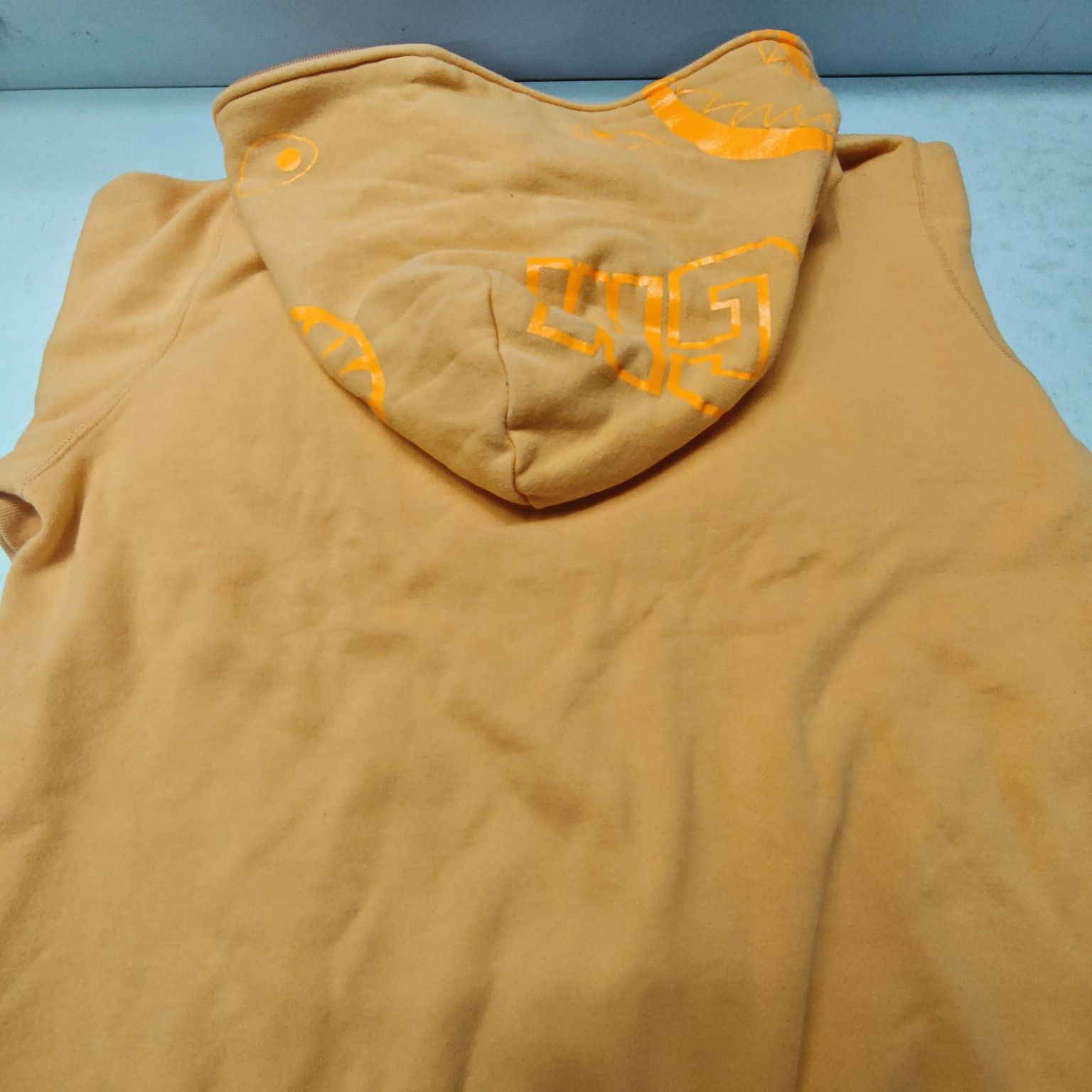 Bape A BATHING APE Shark Full Zip Hoodie Orange Size XL Size US XL / EU 56 / 4 - 7 Thumbnail