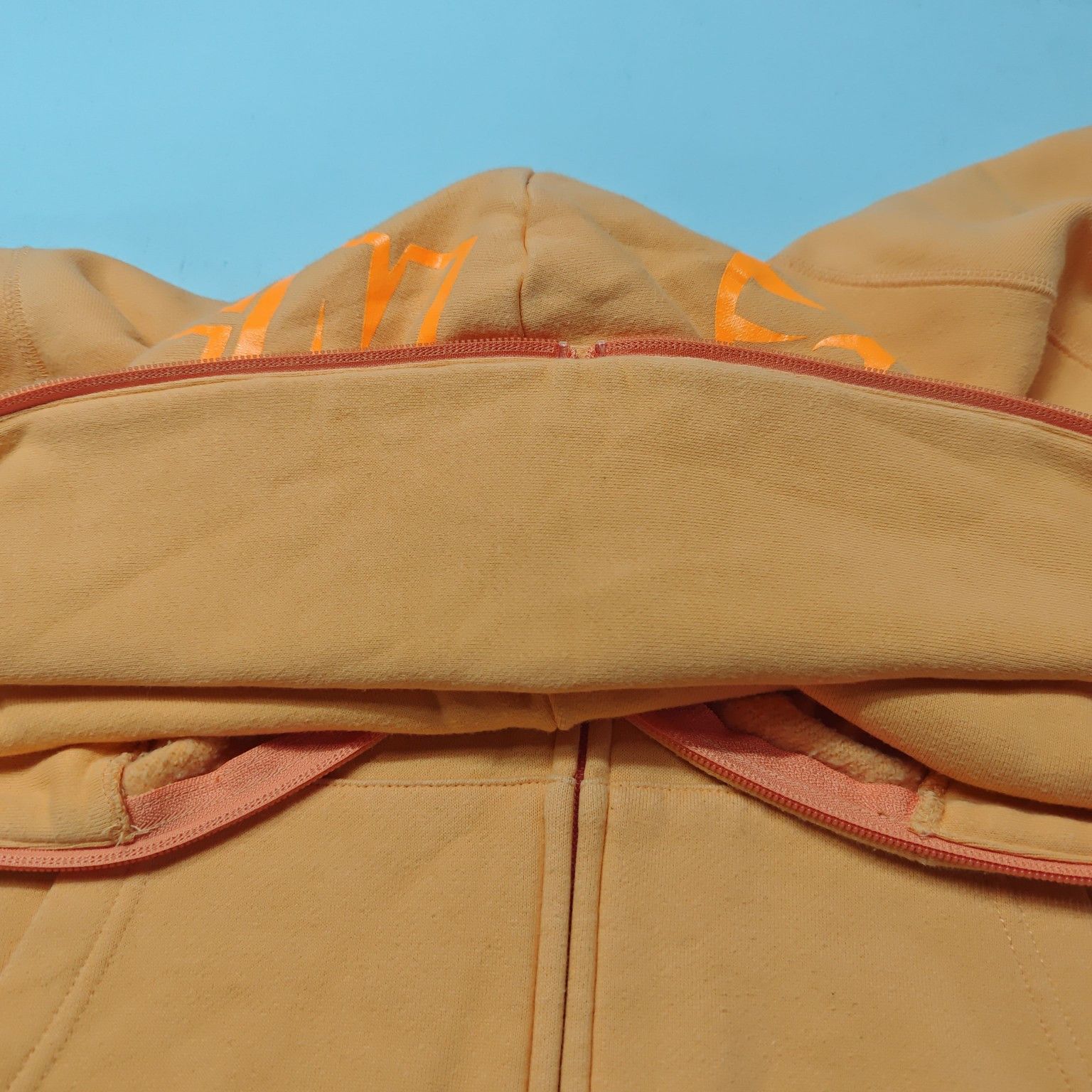 Bape A BATHING APE Shark Full Zip Hoodie Orange Size XL Size US XL / EU 56 / 4 - 8 Thumbnail