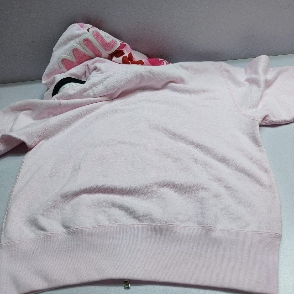 Bape A Bathing Ape Camo Shark Zip-Up Hoodie Pink Size S / US 4 / IT 40 - 11 Thumbnail