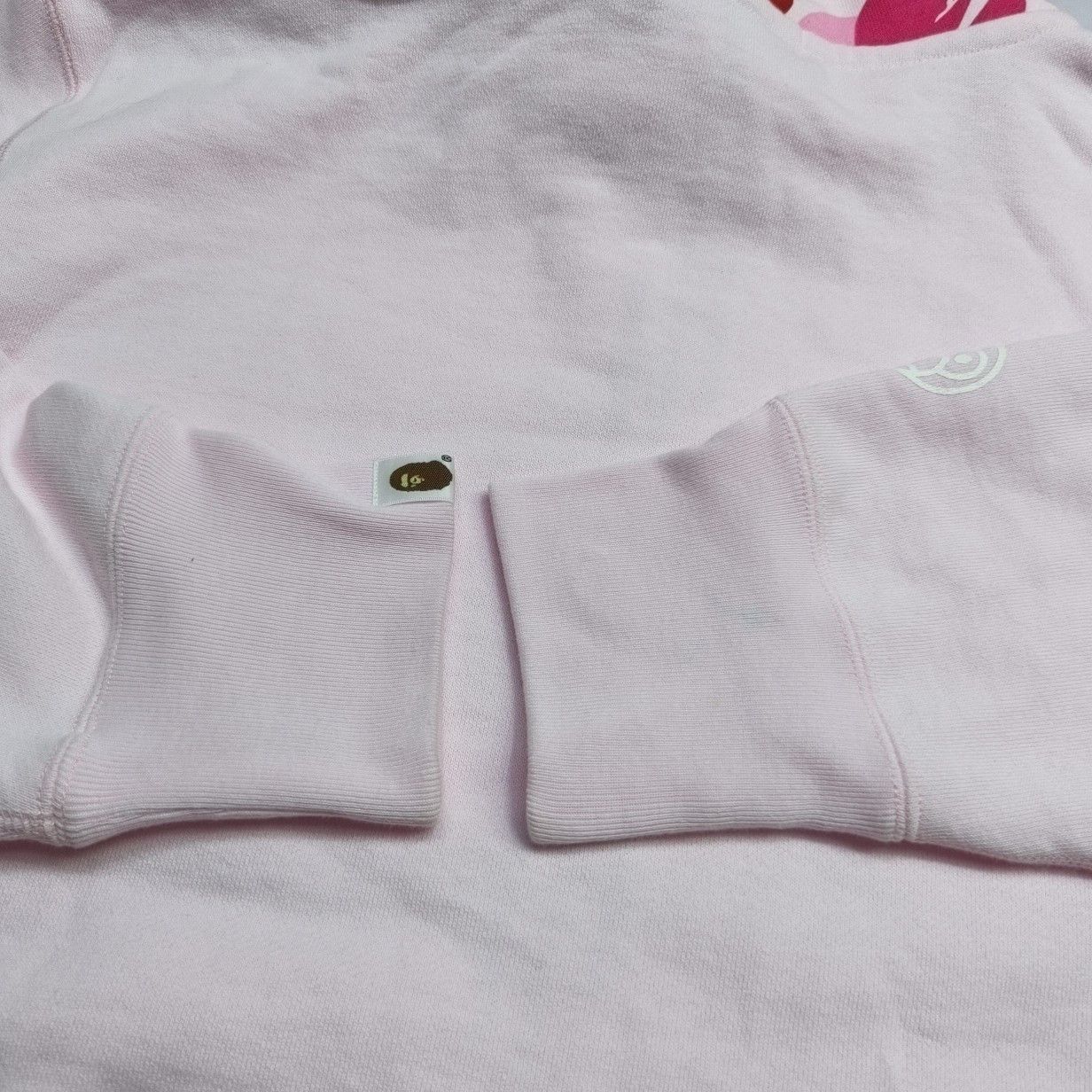 Bape A Bathing Ape Camo Shark Zip-Up Hoodie Pink Size S / US 4 / IT 40 - 13 Thumbnail