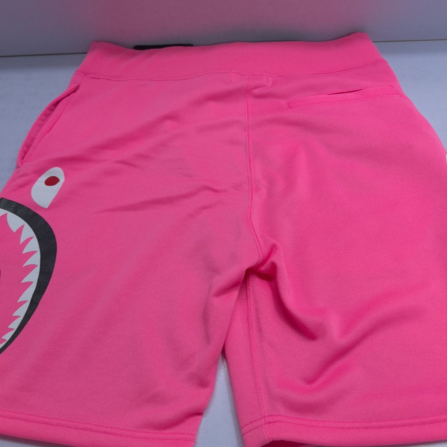 Bape A Bathing Ape Pink Shark Shorts Size XL Size US 36 / EU 52 - 11 Thumbnail