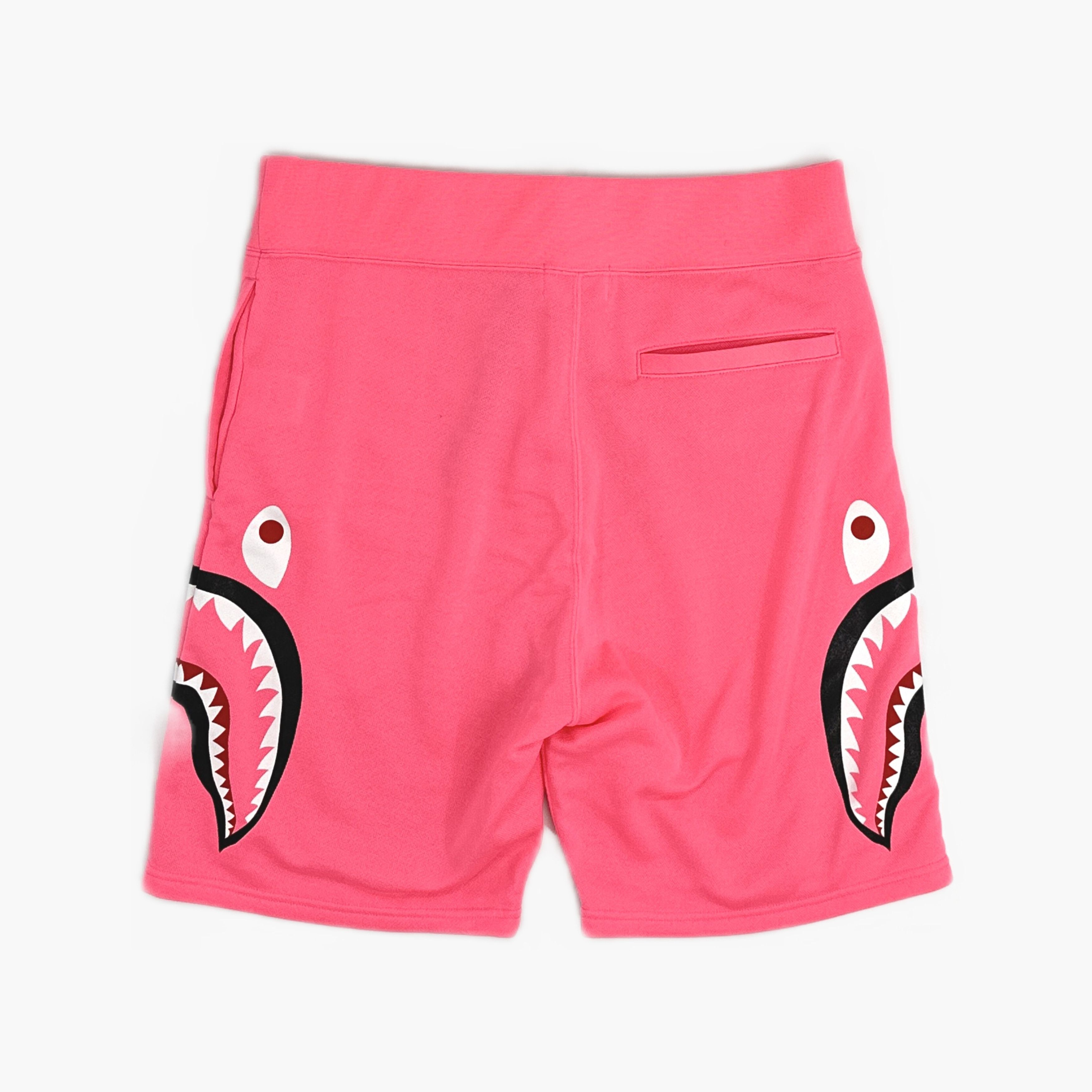 Bape A Bathing Ape Pink Shark Shorts Size XL Size US 36 / EU 52 - 2 Thumbnail