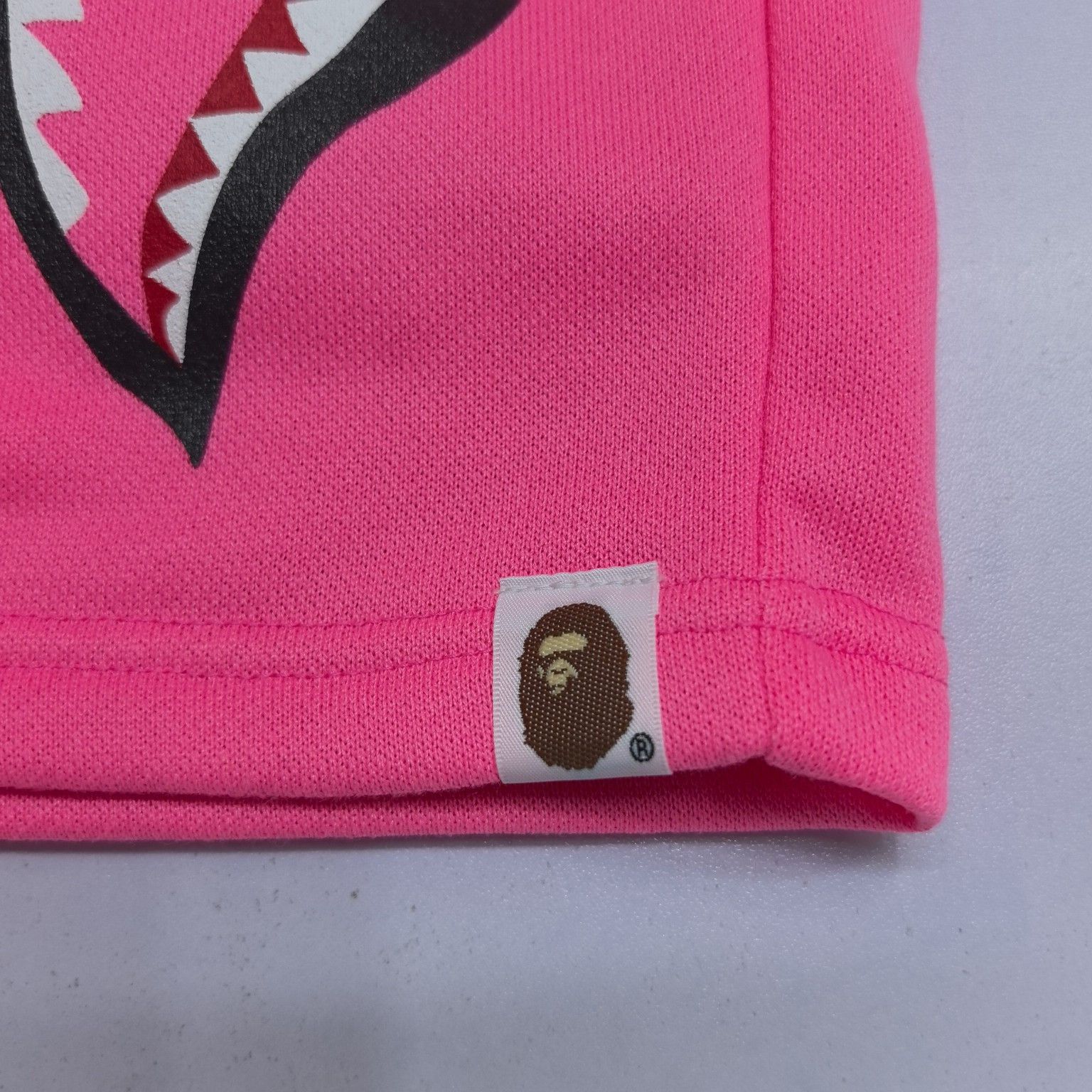 Bape A Bathing Ape Pink Shark Shorts Size XL Size US 36 / EU 52 - 4 Thumbnail