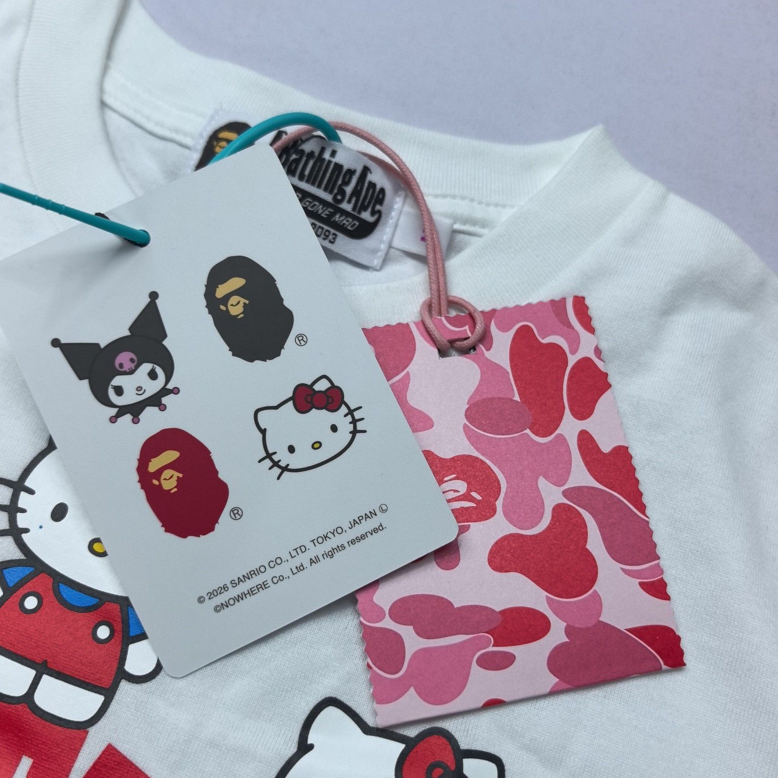 Bape A Bathing Ape x Sanrio Hello Kitty T-Shirt Size M Size M / US 6-8 / IT 42-44 - 3 Thumbnail