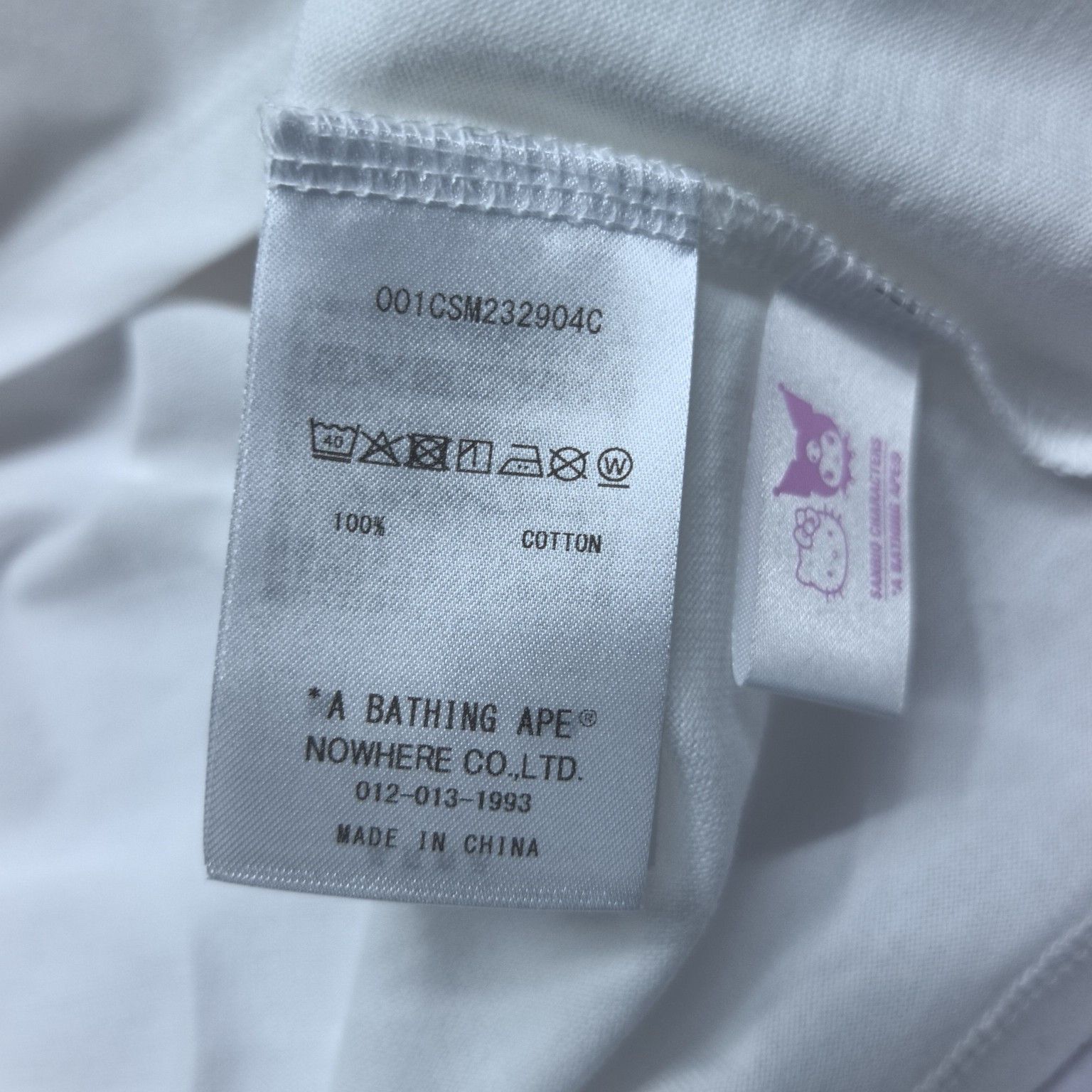 Bape A Bathing Ape x Sanrio Hello Kitty T-Shirt Size M Size M / US 6-8 / IT 42-44 - 5 Thumbnail