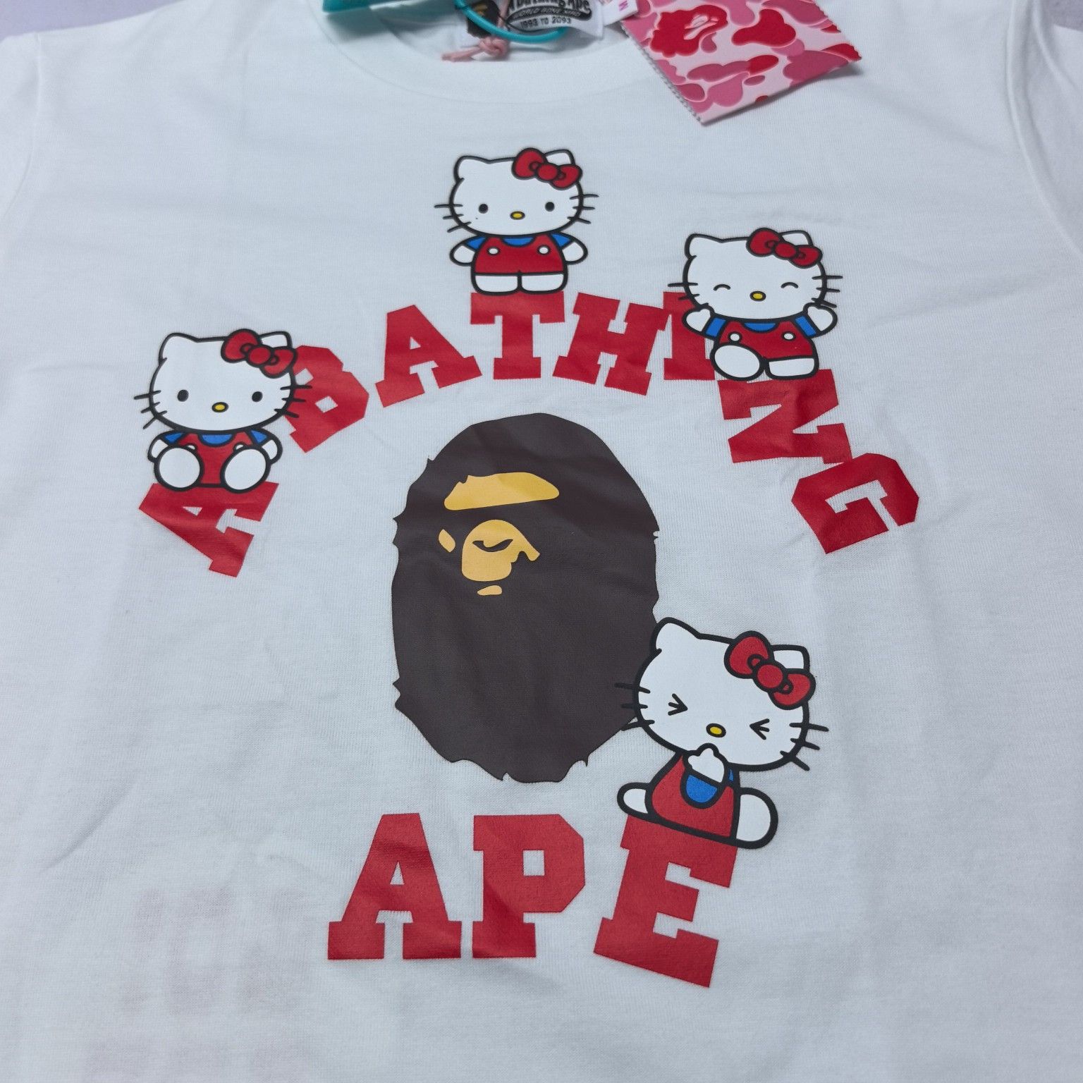 Bape A Bathing Ape x Sanrio Hello Kitty T-Shirt Size M Size M / US 6-8 / IT 42-44 - 4 Thumbnail