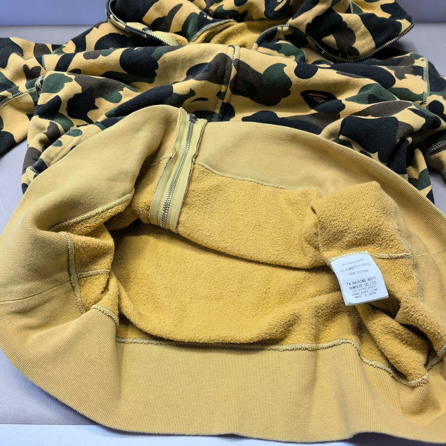 Bape A BATHING APE Camo Shark Hoodie Size 3XL Size US XXL / EU 58 / 5 - 11 Thumbnail
