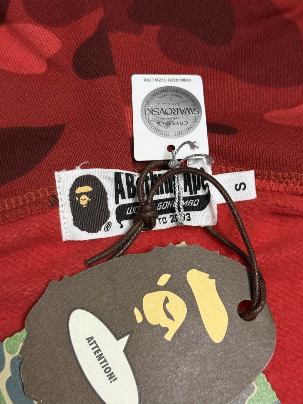 Bape A BATHING APE Color Camo Swarovski Zip Hoodie Size S Size US S / EU 44-46 / 1 - 3 Thumbnail