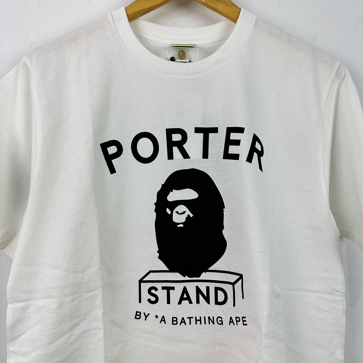 Bape A Bathing Ape x Porter Logo T-Shirt Size M Size US M / EU 48-50 / 2 - 6 Thumbnail