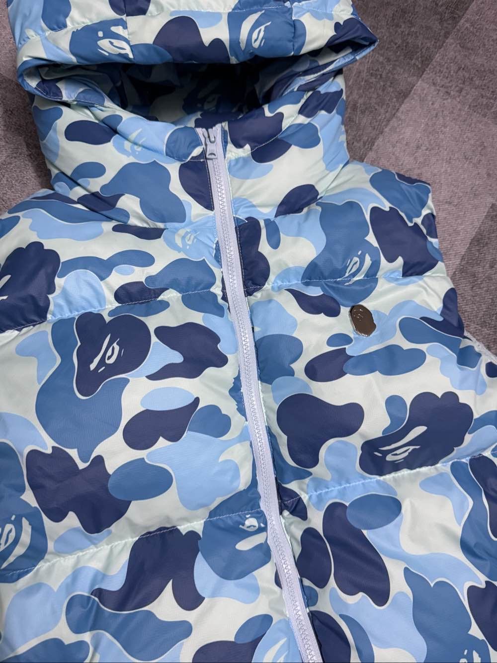 Bape A BATHING APE Camo Down Vest Size L Size US L / EU 52-54 / 3 - 5 Thumbnail