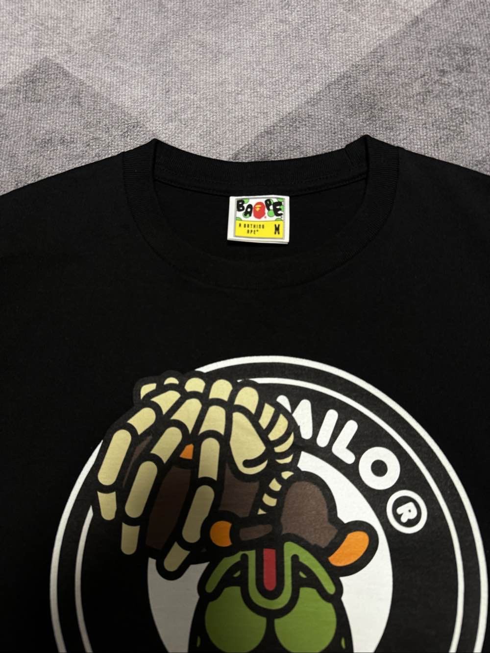 Bape A Bathing Ape Baby Milo Aliens T-Shirt Size M Size US M / EU 48-50 / 2 - 3 Thumbnail