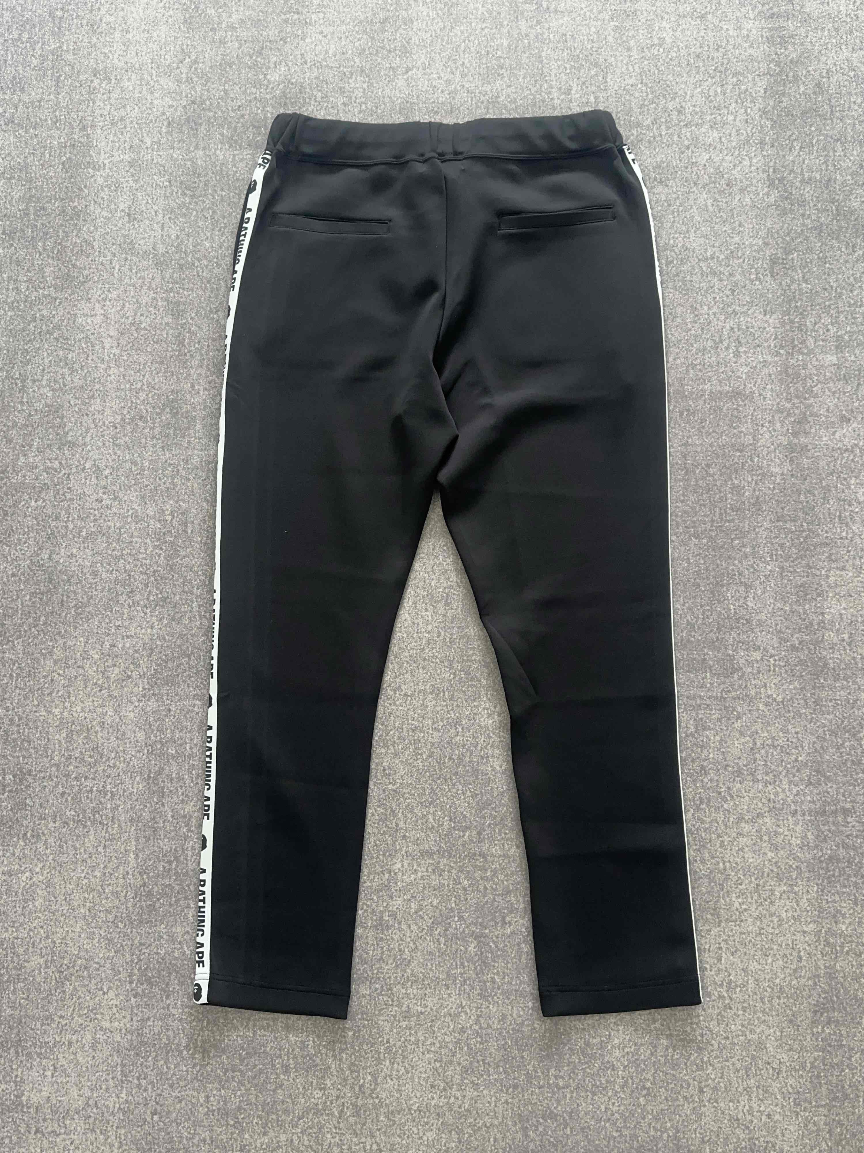 Bape A BATHING APE Logo Tape Sweatpants Size L Size US 34 / EU 50 - 2 Thumbnail