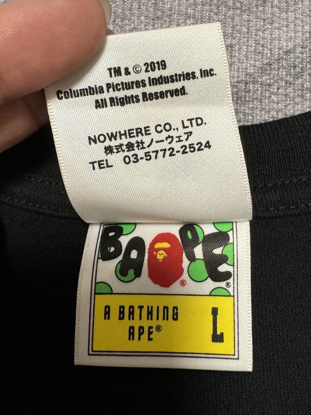 Bape A BATHING APE x Ghostbusters Graphic T-Shirt Size L Size US L / EU 52-54 / 3 - 3 Thumbnail