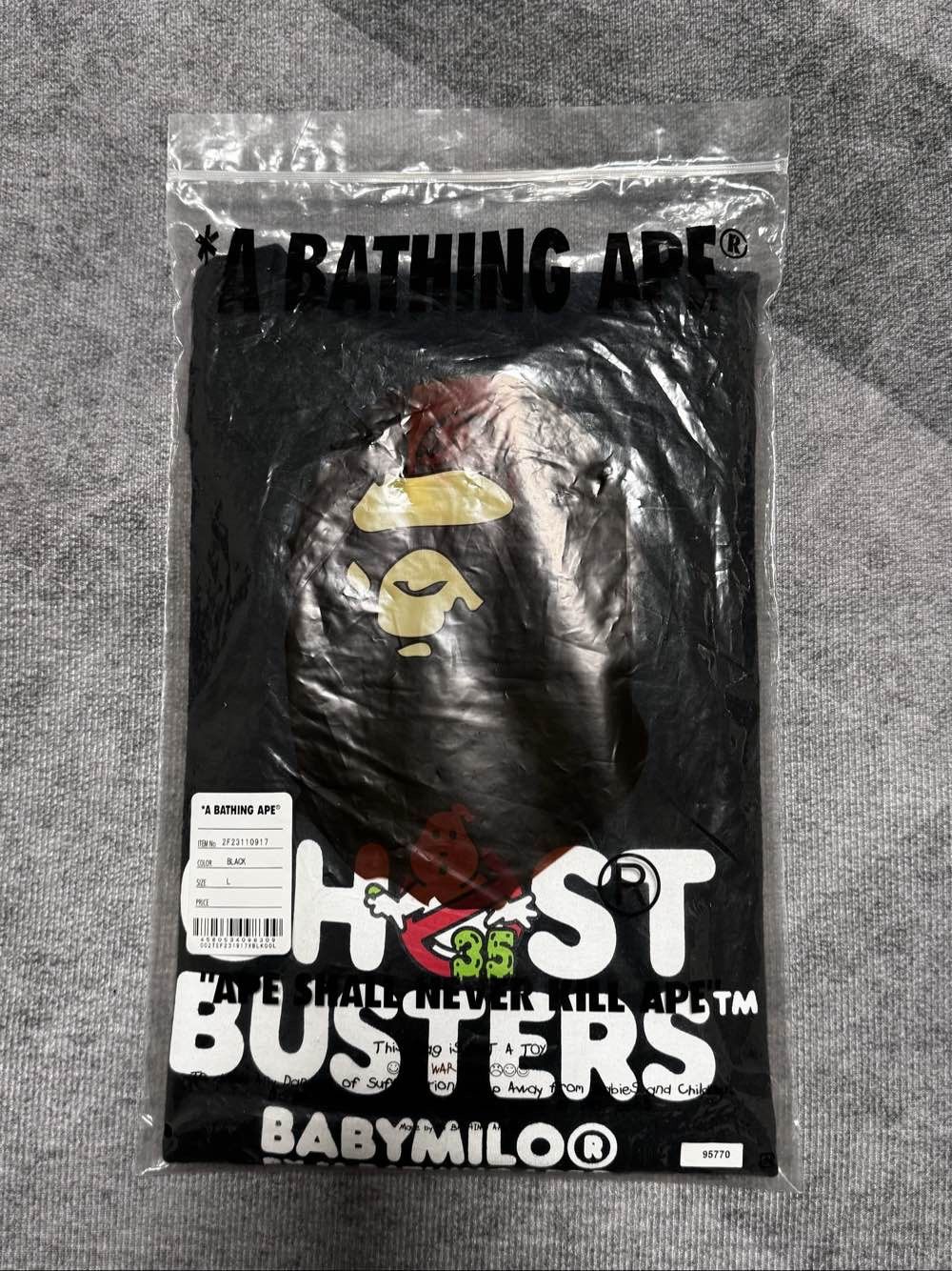 Bape A BATHING APE x Ghostbusters Graphic T-Shirt Size L Size US L / EU 52-54 / 3 - 5 Thumbnail