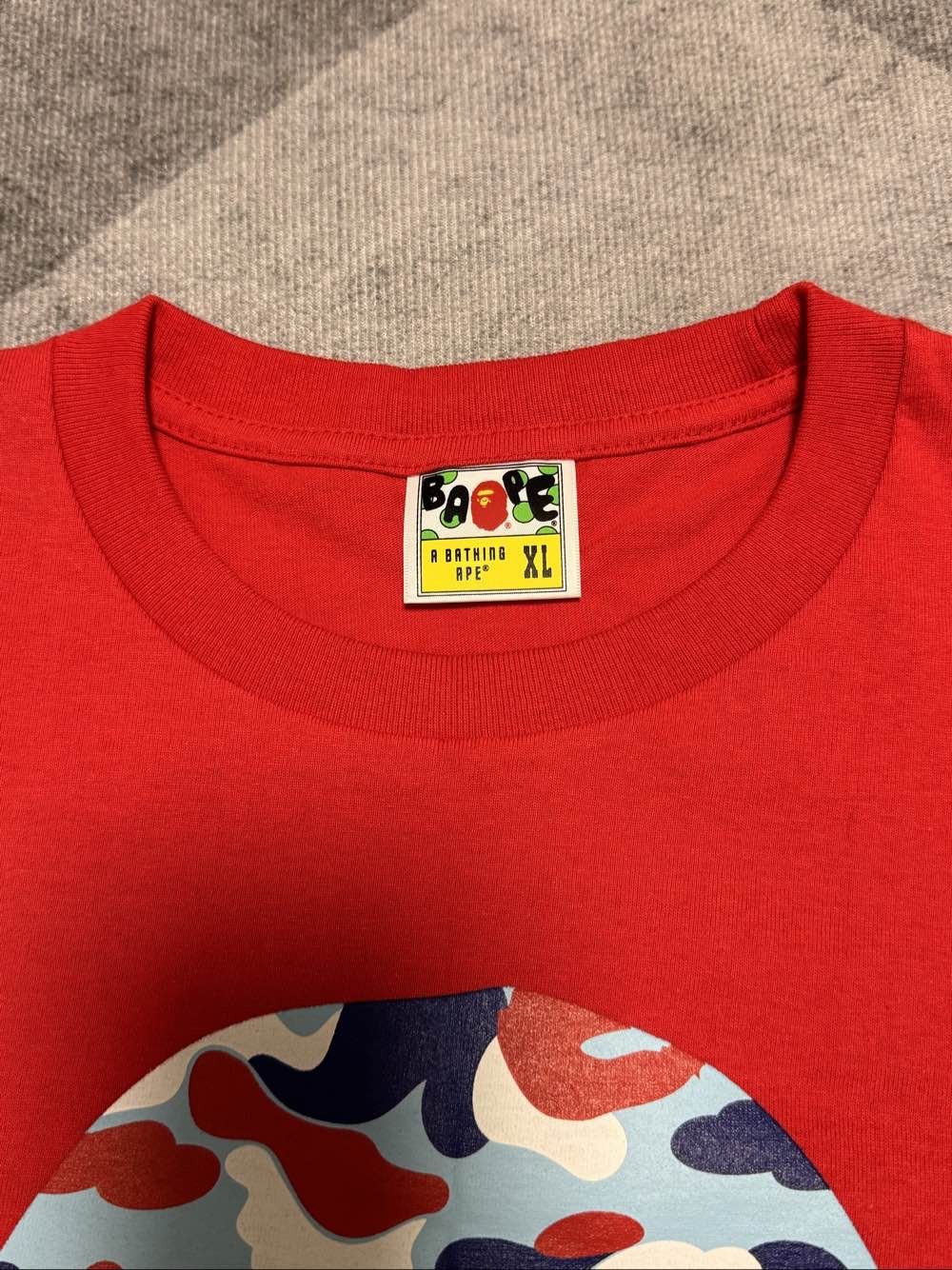Bape A BATHING APE Camo Ape Head T-Shirt Size XL Size US XL / EU 56 / 4 - 3 Thumbnail