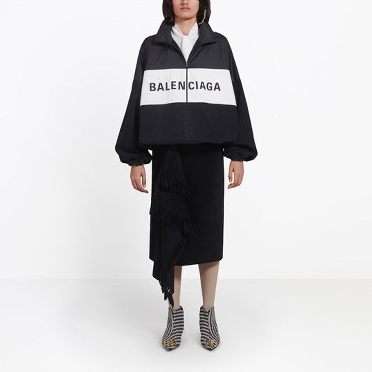 Balenciaga Balenciaga Logo Print Jacket Size 36 Size XS / US 0-2 / IT 36-38 - 10 Thumbnail