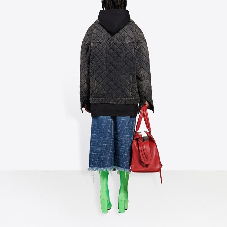 Balenciaga Balenciaga Quilted Denim Jacket Size 36 Size XS / US 0-2 / IT 36-38 - 9 Thumbnail