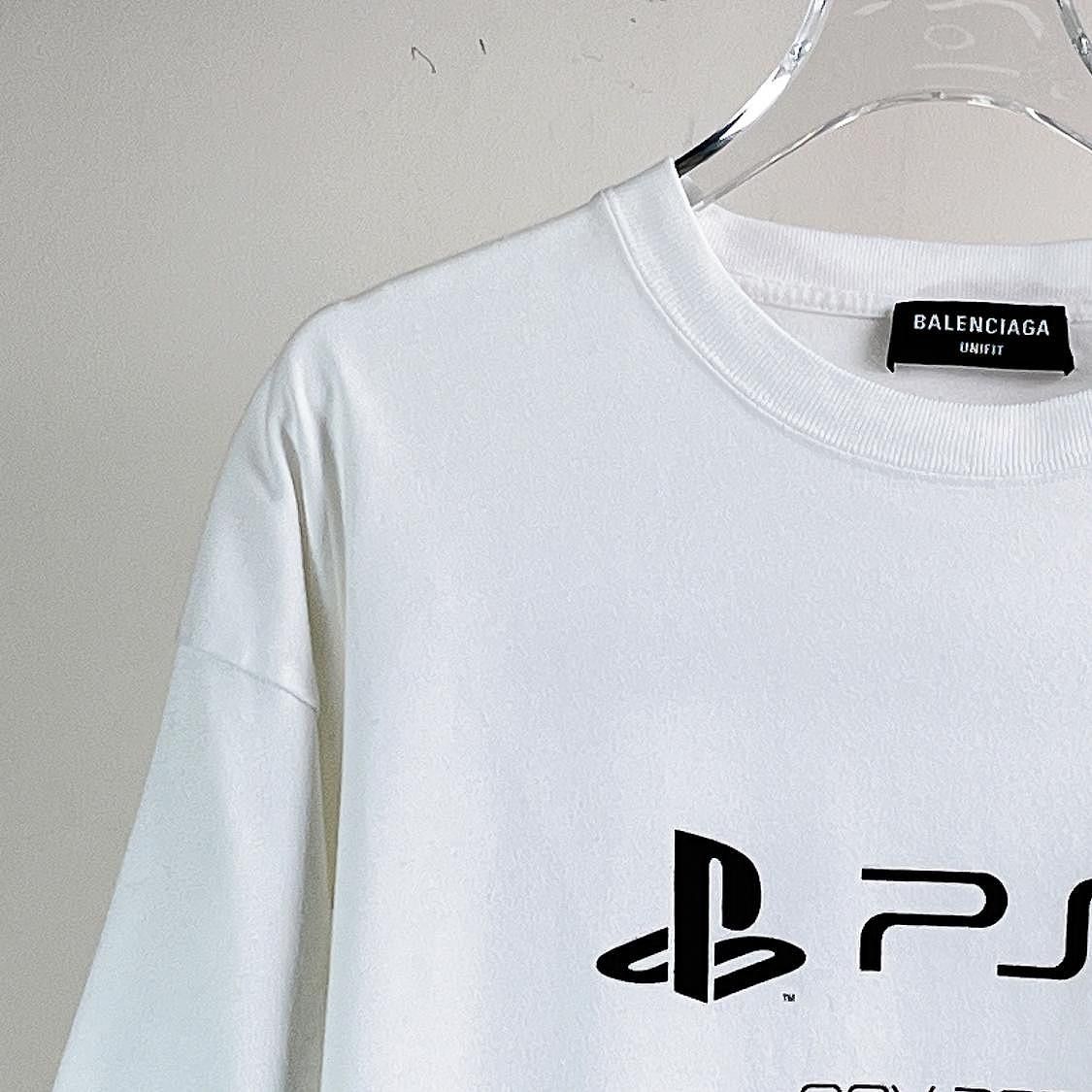 Balenciaga Balenciaga x PlayStation PS5 Graphic T-Shirt Size XS Size US XS / EU 42 / 0 - 5 Thumbnail
