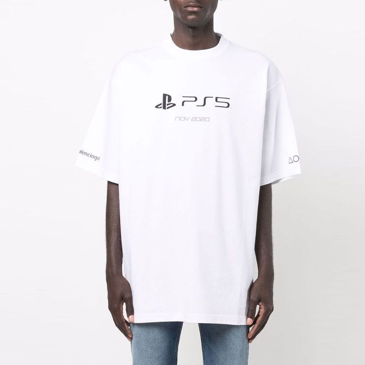 Balenciaga Balenciaga x PlayStation PS5 Graphic T-Shirt Size XS Size US XS / EU 42 / 0 - 8 Thumbnail