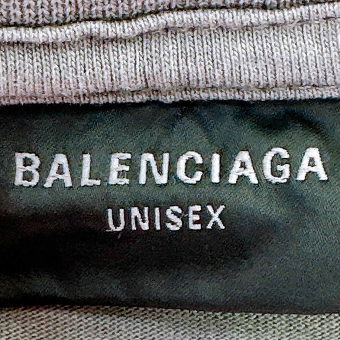 Balenciaga Balenciaga Human Being Distressed T-Shirt Size XL Size US XL / EU 56 / 4 - 3 Thumbnail
