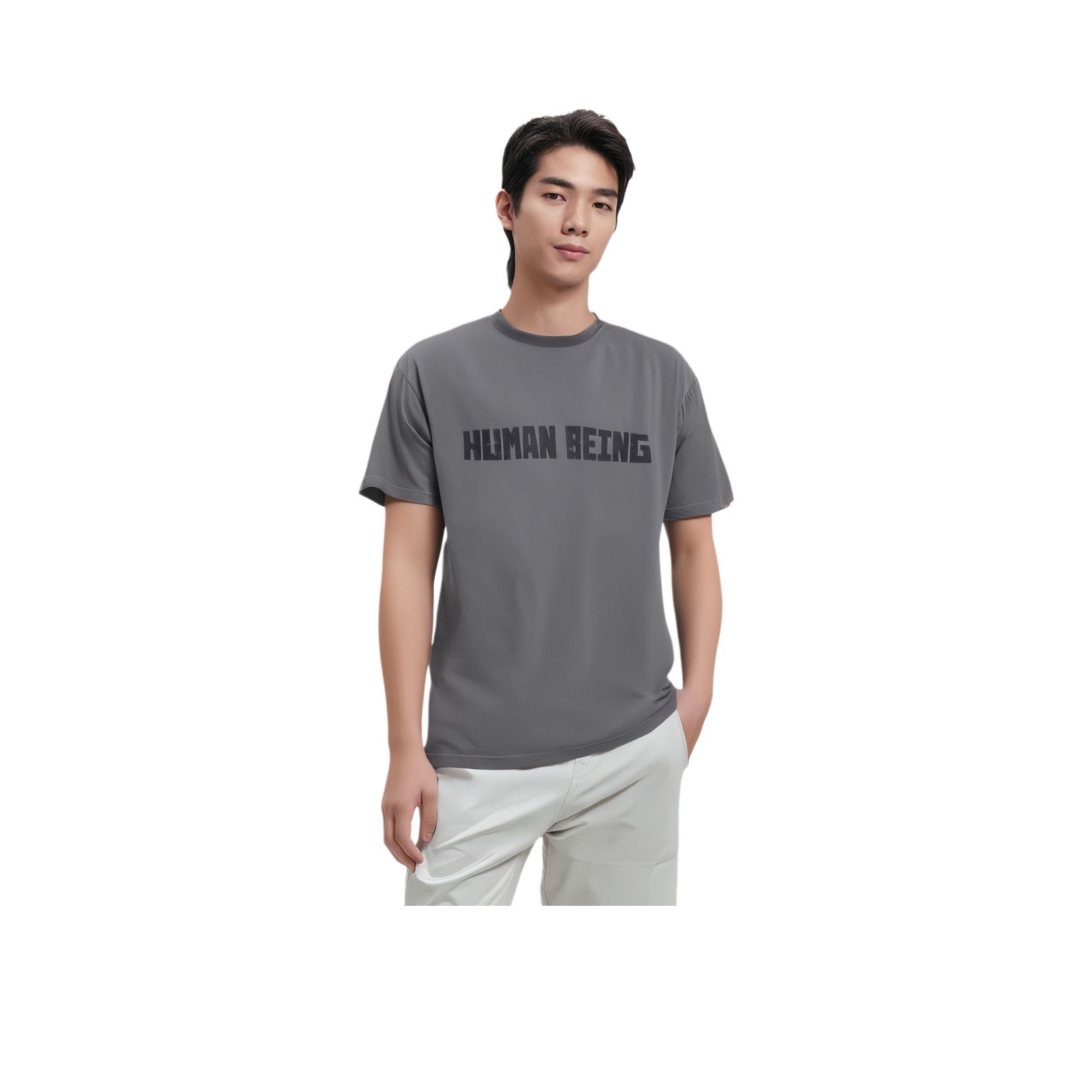 Balenciaga Balenciaga Human Being Distressed T-Shirt Size XL Size US XL / EU 56 / 4 - 9 Thumbnail