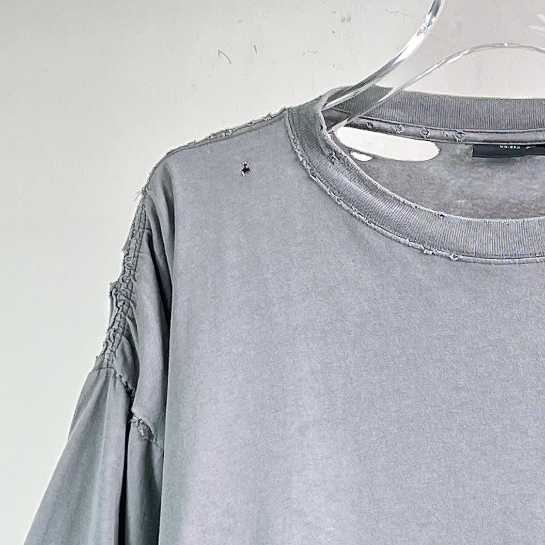 Balenciaga Balenciaga Human Being Distressed T-Shirt Size XL Size US XL / EU 56 / 4 - 5 Thumbnail