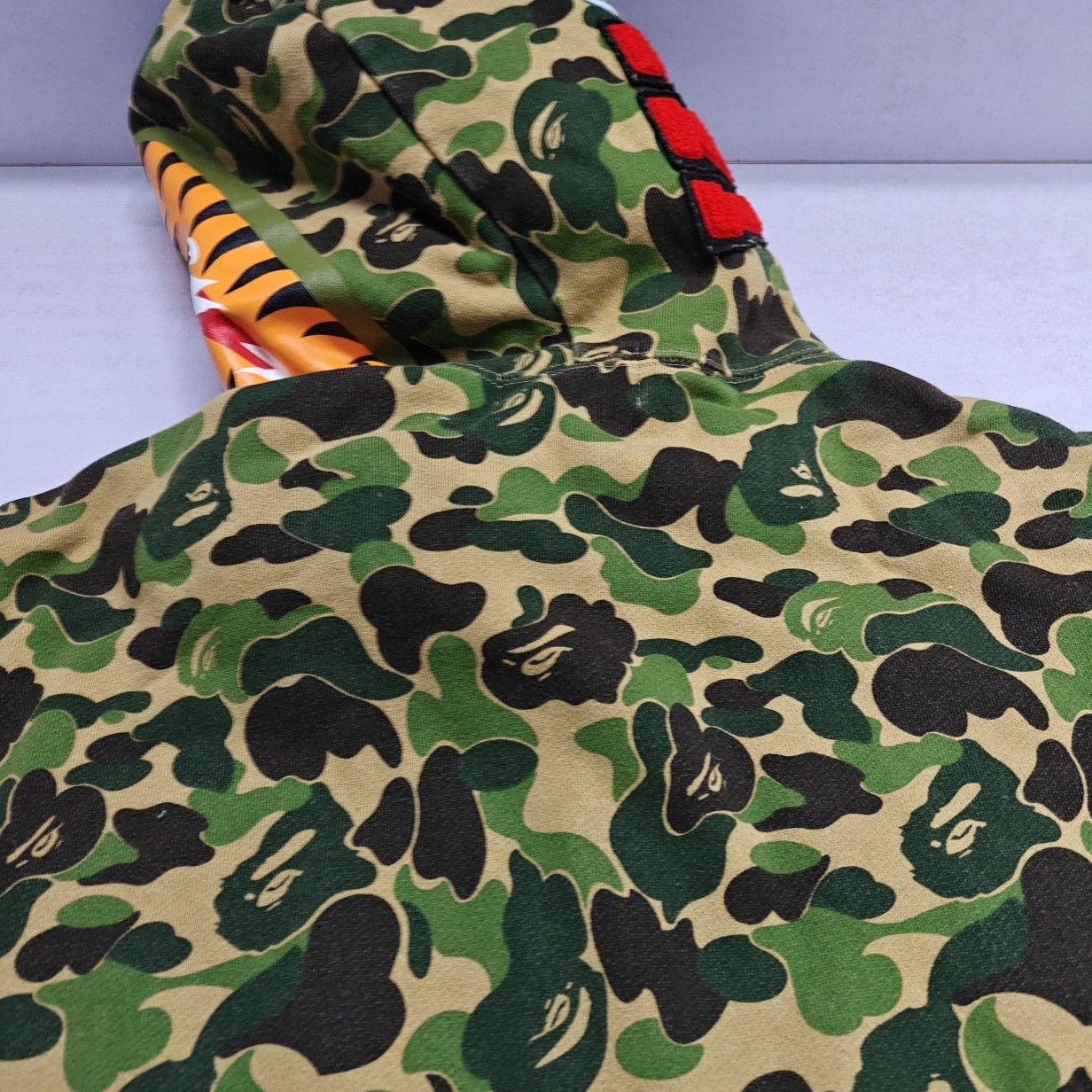 Bape A BATHING APE Camo Shark Full Zip Hoodie XL Size US XL / EU 56 / 4 - 5 Thumbnail
