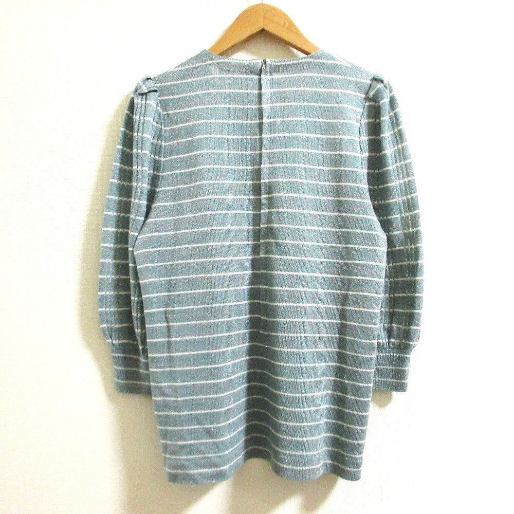 Other Other TOYOKO SAITO Flower Border Knit Top Textile Tops DUTY FREE for USA Size ONE SIZE - 2 Thumbnail