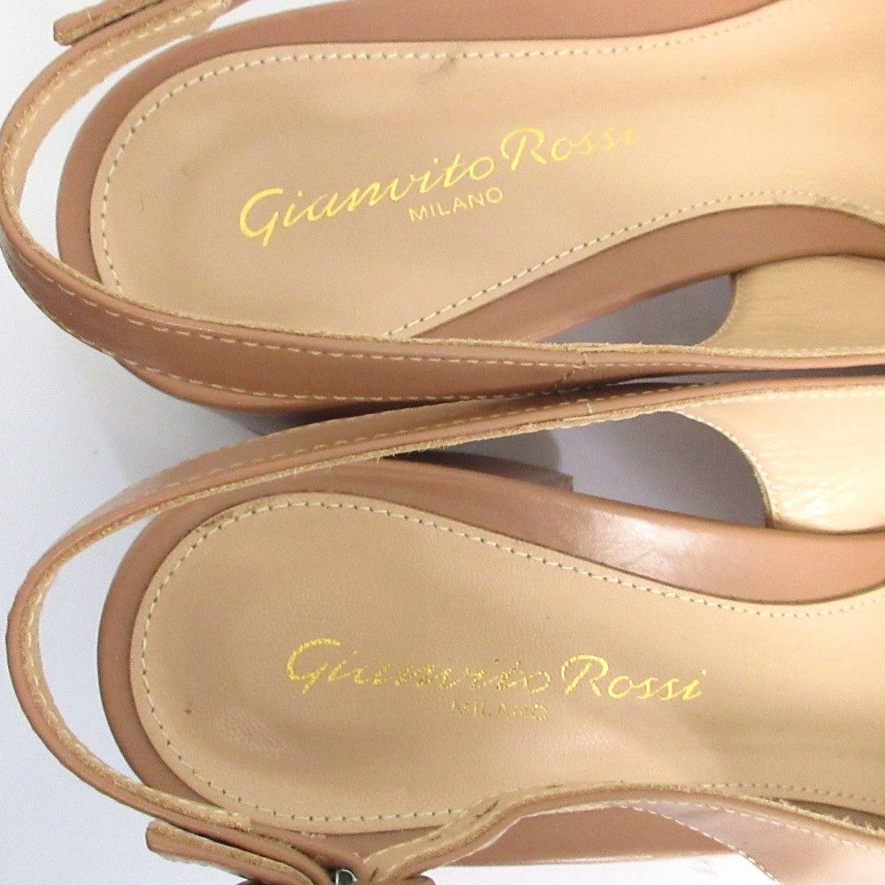 Other Other Gianvito Rossi Leather Pumps Leather Shoes DUTY FREE for USA Size ONE SIZE - 5 Thumbnail