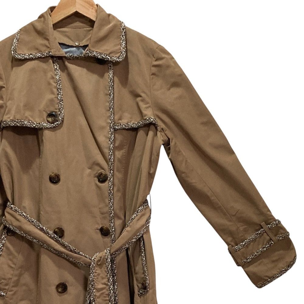 Other Other NEMIKA Tweed Trench Coat Textile Outerwear DUTY FREE for USA Size ONE SIZE - 3 Thumbnail