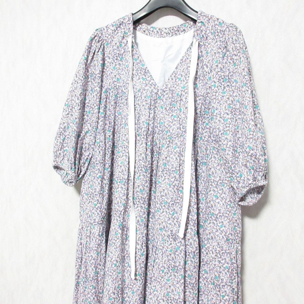 Other Other OBLI Flower Dot Dress Others Dresses 23SSND53 DUTY FREE for USA Size ONE SIZE - 3 Thumbnail