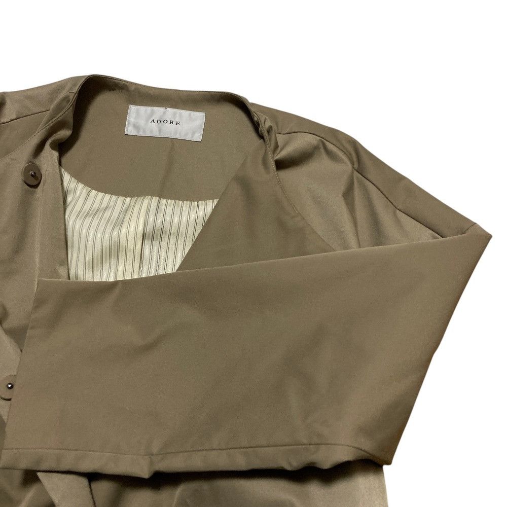Other Other ADORE Dry Compact Collarless Coat Others Outerwear DUTY FREE for USA Size ONE SIZE - 3 Thumbnail