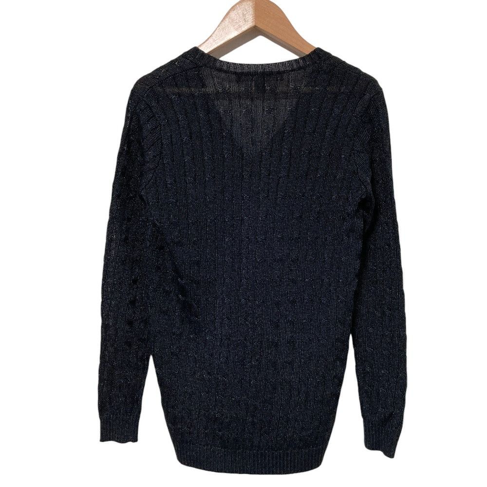Ralph Lauren Ralph Lauren Ralph Lauren V Neck Cable Knit Sweater Plastic / Synthetic Tops DUTY FREE for USA Size ONE SIZE - 2 Thumbnail