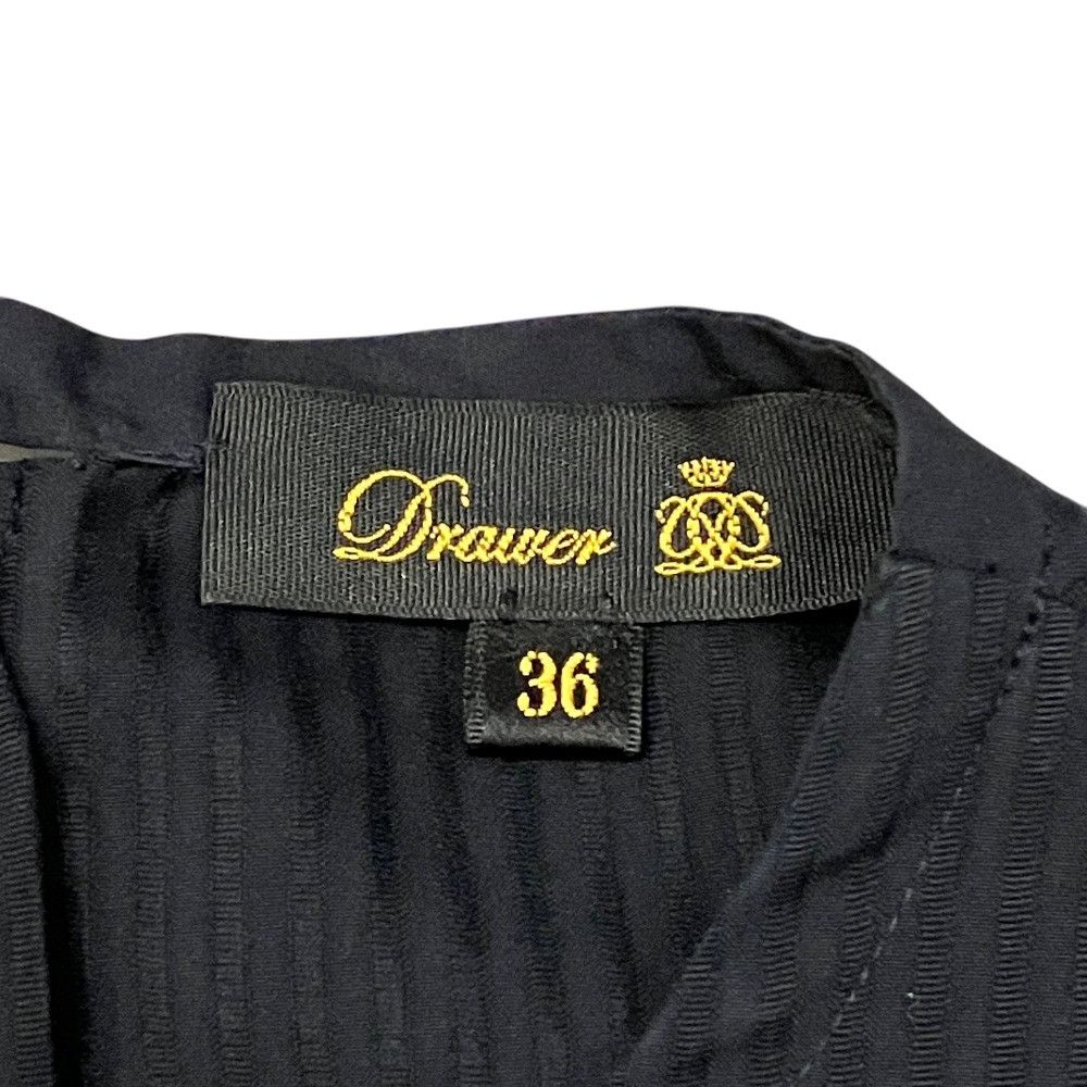 Other Other Drawer Cotton Frill Blouse Textile Tops 6511-299-0952 DUTY FREE for USA Size ONE SIZE - 4 Thumbnail