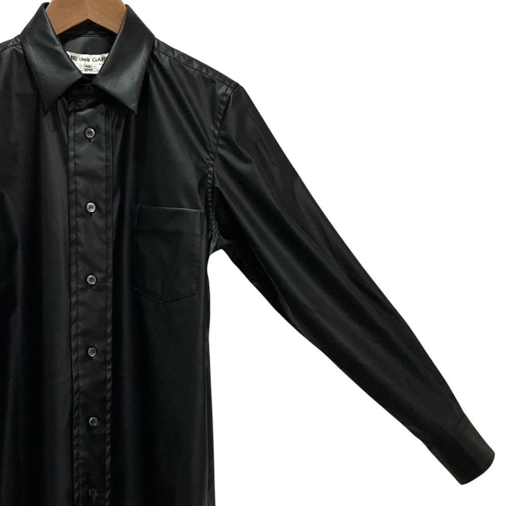 Comme des Garcons Comme des Garcons Comme des Garcons Stretch Eco Leather Long Shirt Plastic / Synthetic Tops GNB007 DUTY FREE for USA Size ONE SIZE - 3 Thumbnail