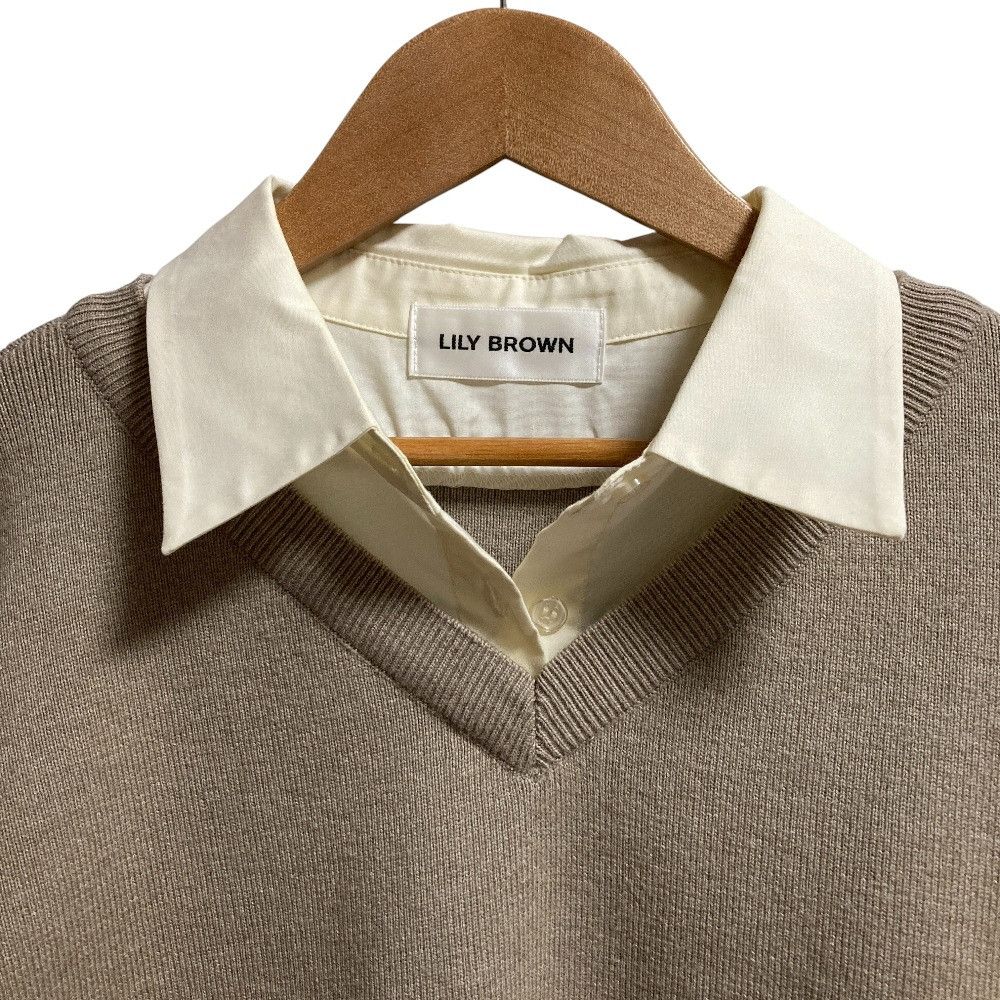 Other Other LILY BROWN Shirt Docking Frill Dress Textile Dresses LWNO254102 DUTY FREE for USA Size ONE SIZE - 3 Thumbnail