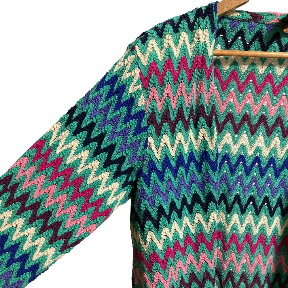 Missoni Missoni Missoni Chevron Knit Cardigan Textile Tops DUTY FREE for USA Size ONE SIZE - 2 Thumbnail