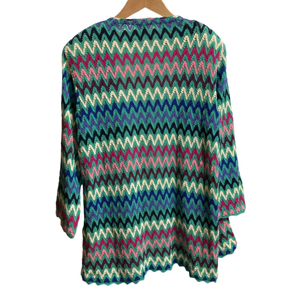 Missoni Missoni Missoni Chevron Knit Cardigan Textile Tops DUTY FREE for USA Size ONE SIZE - 4 Thumbnail