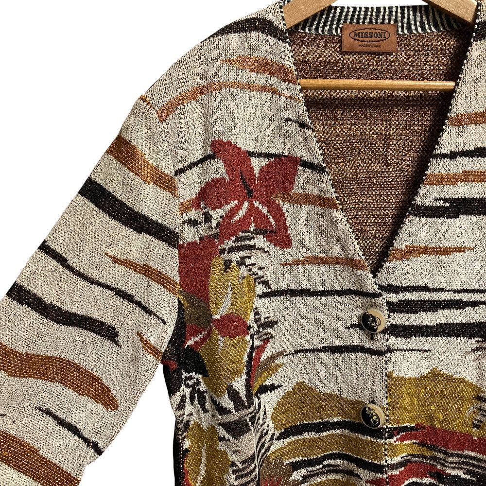 Missoni Missoni Missoni Jacquard Long Knit Cardigan Textile Tops DUTY FREE for USA Size ONE SIZE - 2 Thumbnail